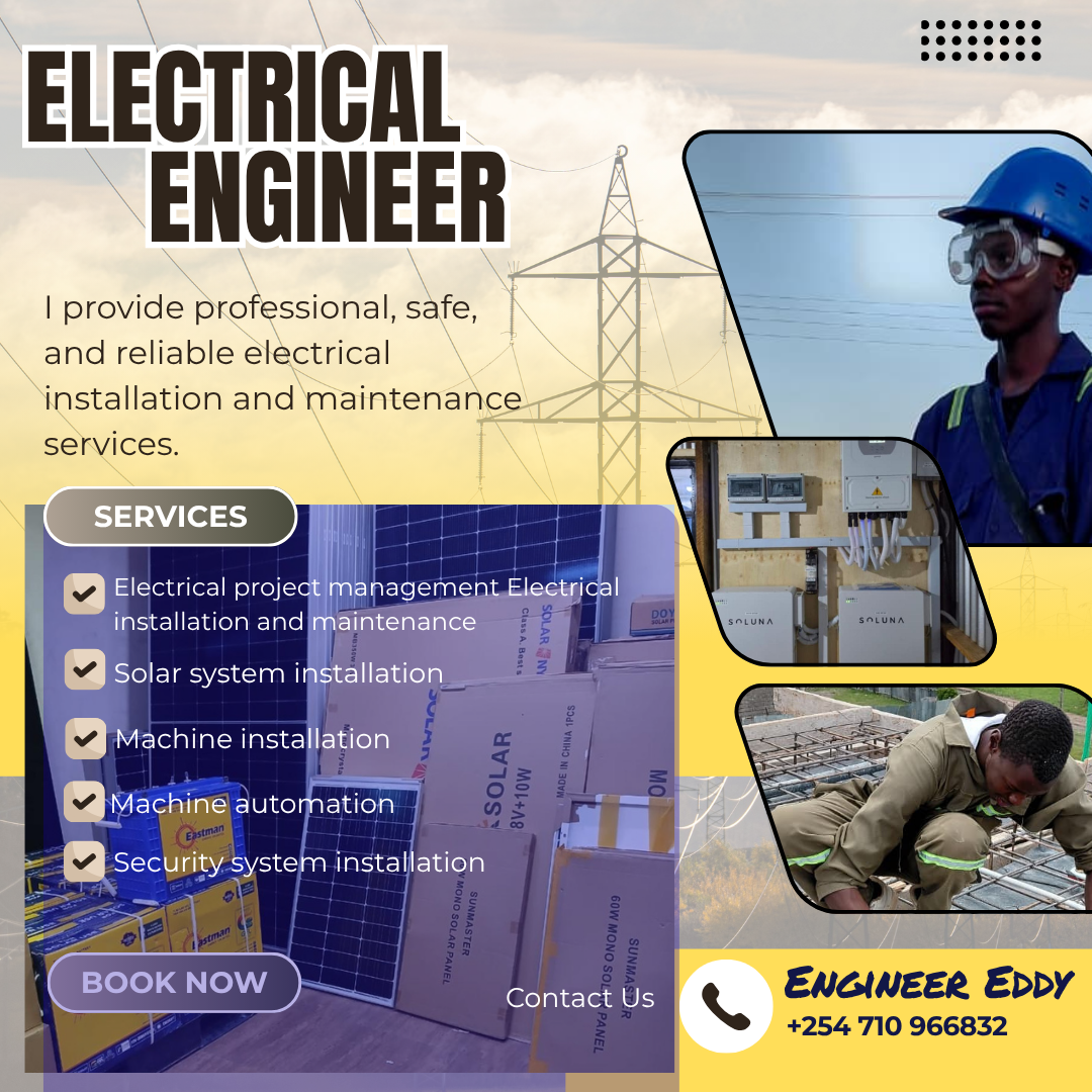 Client Eddy Electrical Services poster
