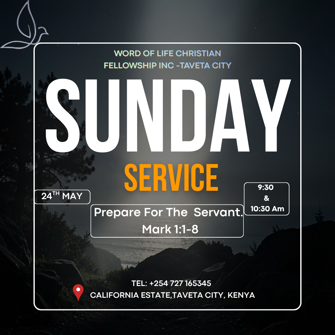 Sunday Service invite poster